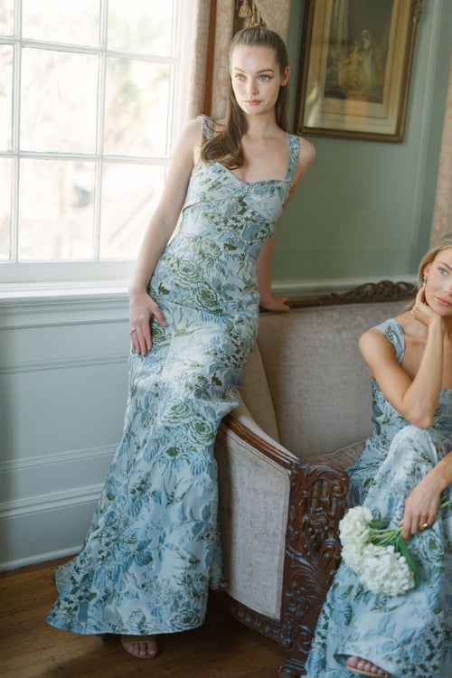 Grace Floor-Length Sweetheart Neckline Bridesmaid Dress