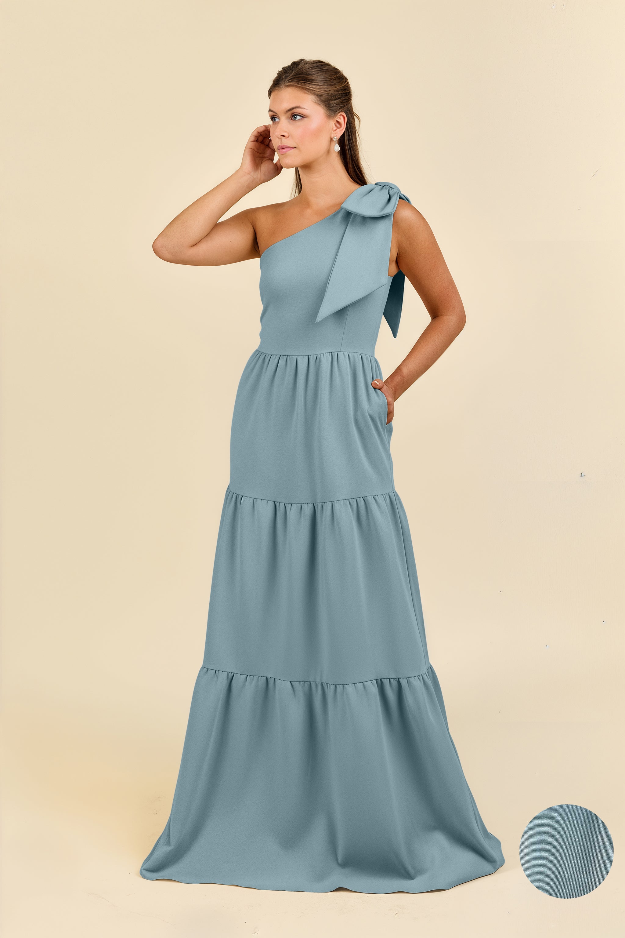 ワンピース Katie MANOR HOUSE maid box dress HOUSE-OF-SUNDAR-16.jpg?v=