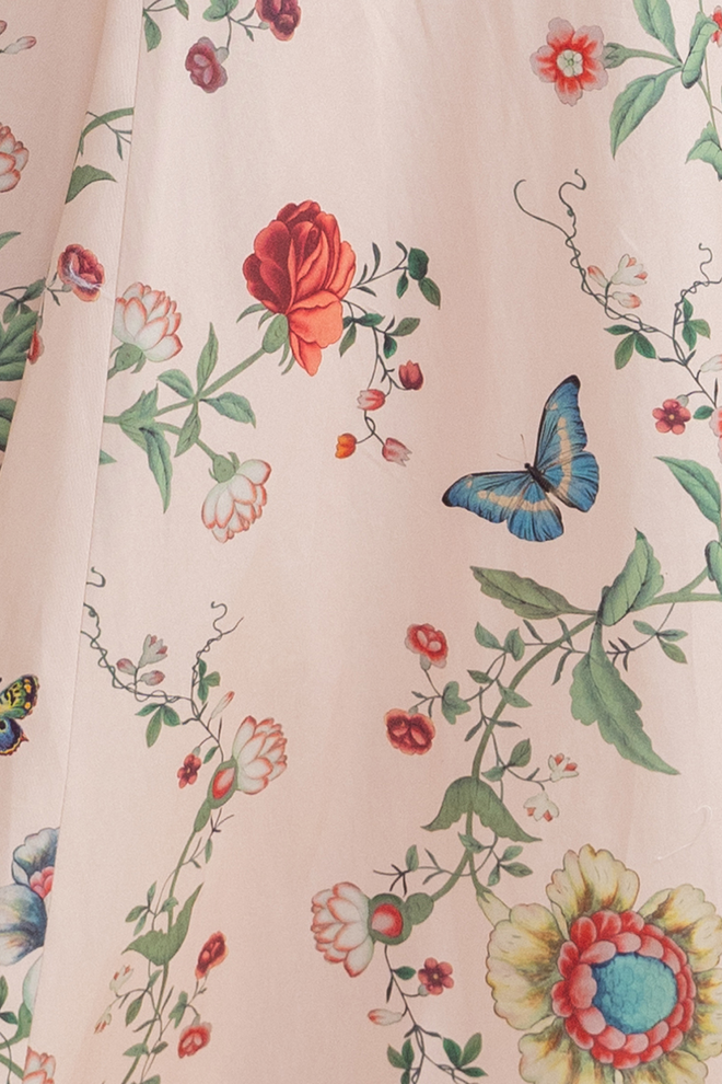 Floral Vine Sateen Swatch