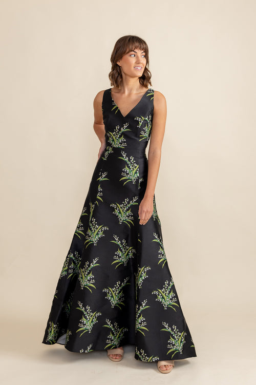Harper Floor-Length V-Neck Bridesmaid Dress | 40+ Colors Black bengaline Harper Floor-Length V-Neck Bridesmaid Dress | 40+ Colors Black bengaline