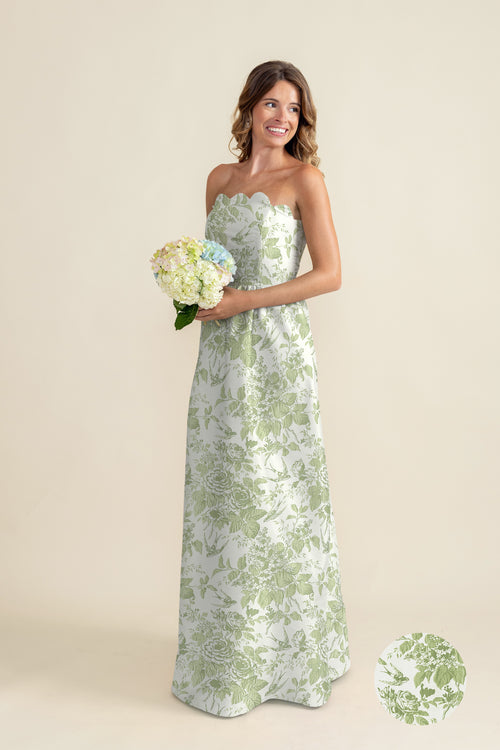 Hayes Floor-Length Scalloped Bridesmaid Dress Hayes Floor-Length Scalloped Bridesmaid Dress
