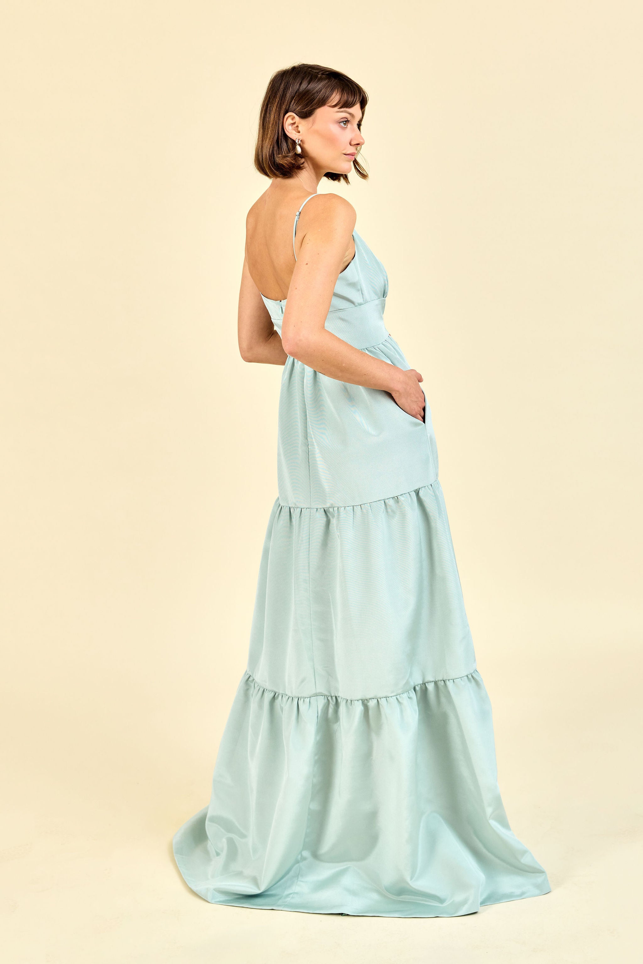 Jane Tiered Skirt Scoop Neck Bridesmaid Dress | 40+ Colors – Lula Kate