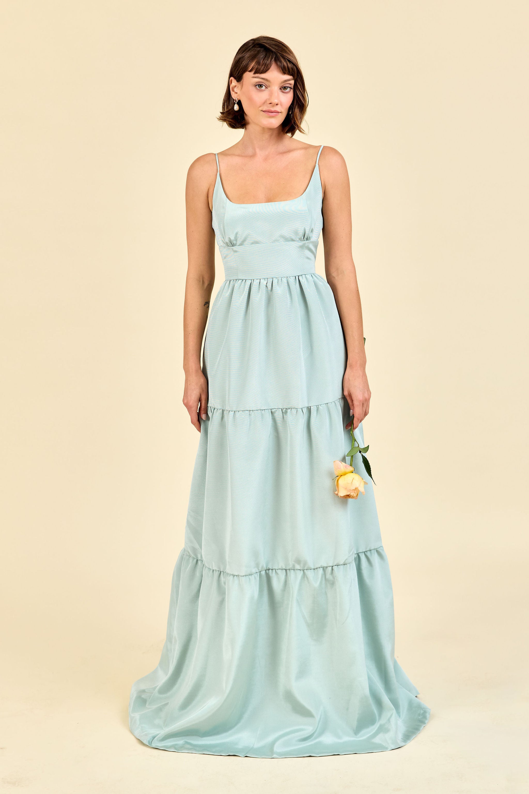 Jane Tiered Skirt Scoop Neck Bridesmaid Dress | 40+ Colors – Lula Kate