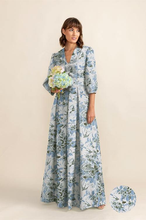 lola bridesmaid dress Dusty Blue Bridesmaid Dress Chiffon Size XS
