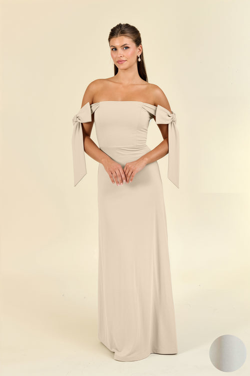 Julie Off the Shoulder Bridesmaid Dress