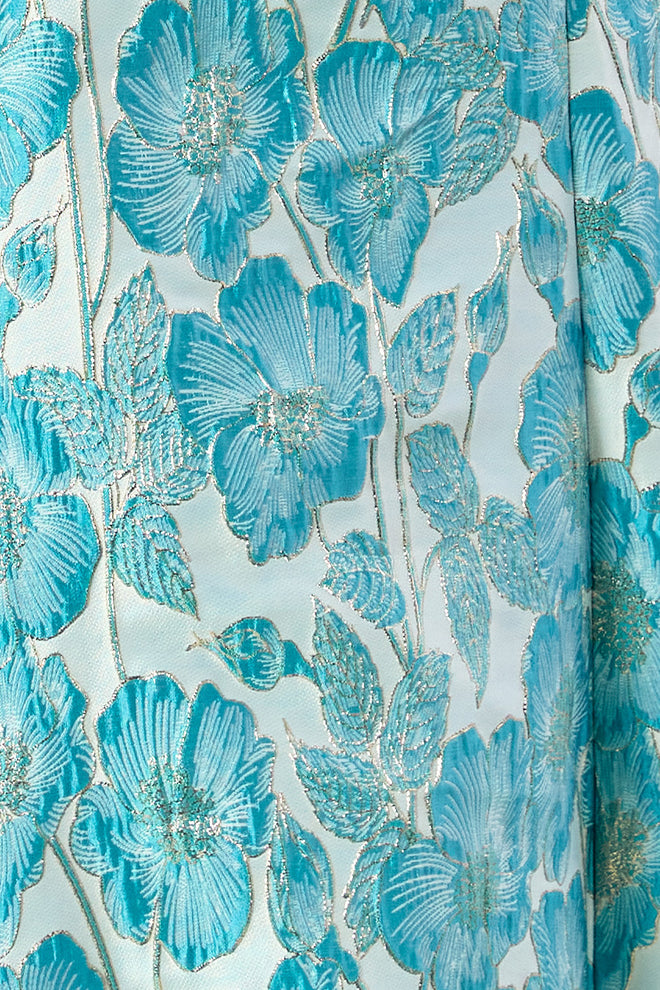 Metallic Floral Jacquard