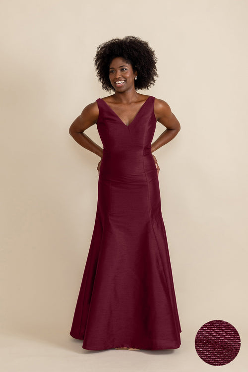Harper Floor-Length V-Neck Bridesmaid Dress | 40+ Colors Lula Kate Harper Floor-Length V-Neck Bridesmaid Dress | 40+ Colors Lula Kate