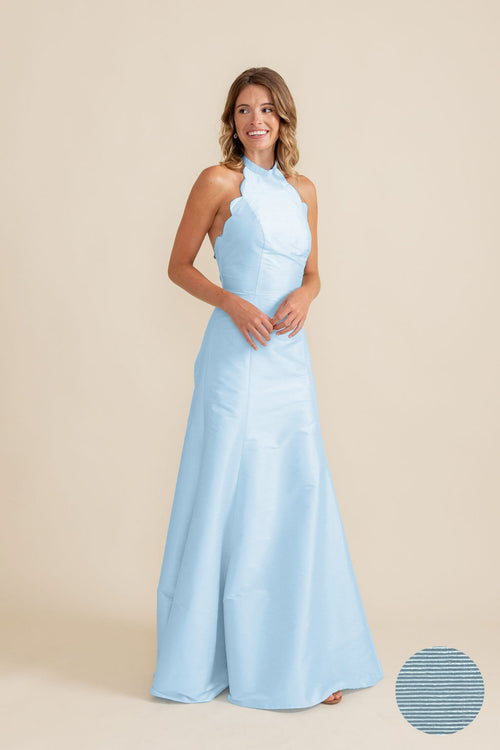 Margot Floor-Length Halter Bridesmaid Dress Margot Floor-Length Halter Bridesmaid Dress