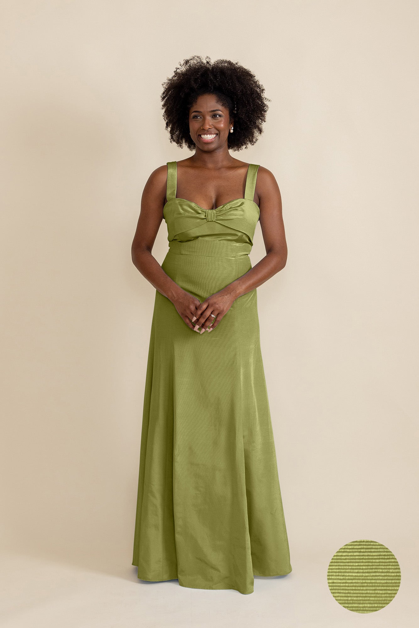 Grace Floor-Length Sweetheart Neckline Bridesmaid Dress