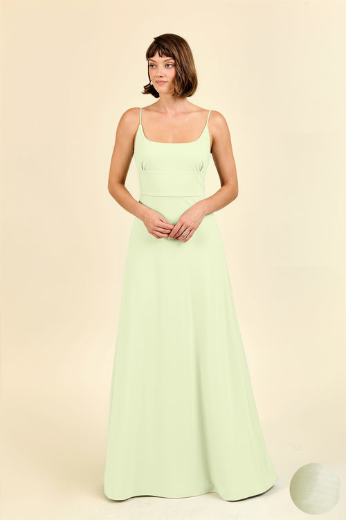 Jane Scoop Neck Bridesmaid Dress | 40+ Colors pearl grey bengaline Jane Scoop Neck Bridesmaid Dress | 40+ Colors pearl grey bengaline