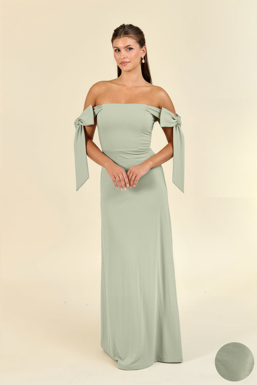 shantung bridesmaid dress Abby Bodice with Dahlia Skirt in Shantung Fuschia