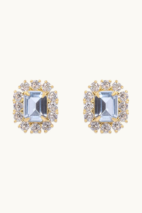 Tati Stud Earrings in Light Sapphire