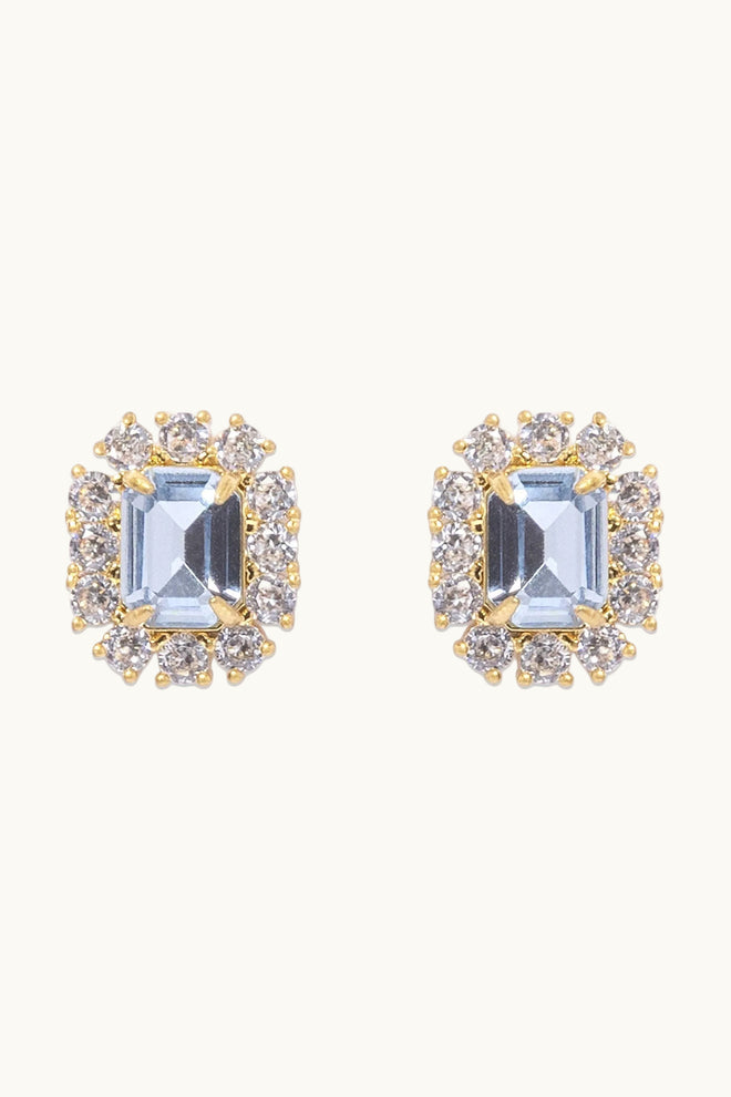 Tati Stud Earrings in Light Sapphire