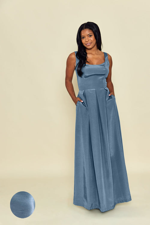 Emily Floor-Length Bridesmaid Dress | 40+ Colors deep navy bengaline Emily Floor-Length Bridesmaid Dress | 40+ Colors deep navy bengaline