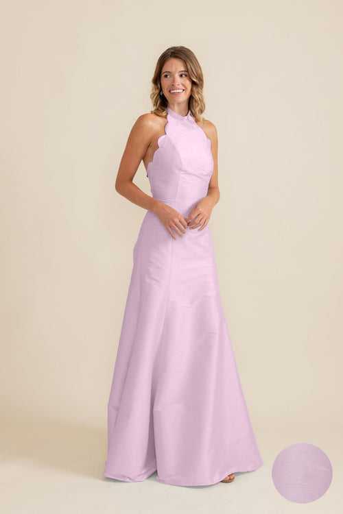 Margot Floor-Length Halter Bridesmaid Dress | 40+ Colors Lula Kate Margot Floor-Length Halter Bridesmaid Dress | 40+ Colors Lula Kate