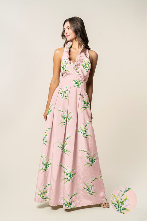 lily of the valley bridesmaid dress Madelyn Floor-Length Bridesmaid Dress