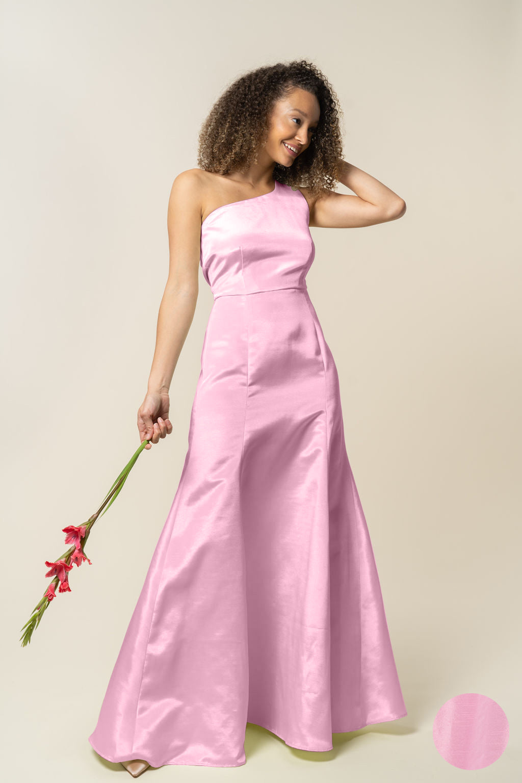 Carnation pink cheap bridesmaid dresses