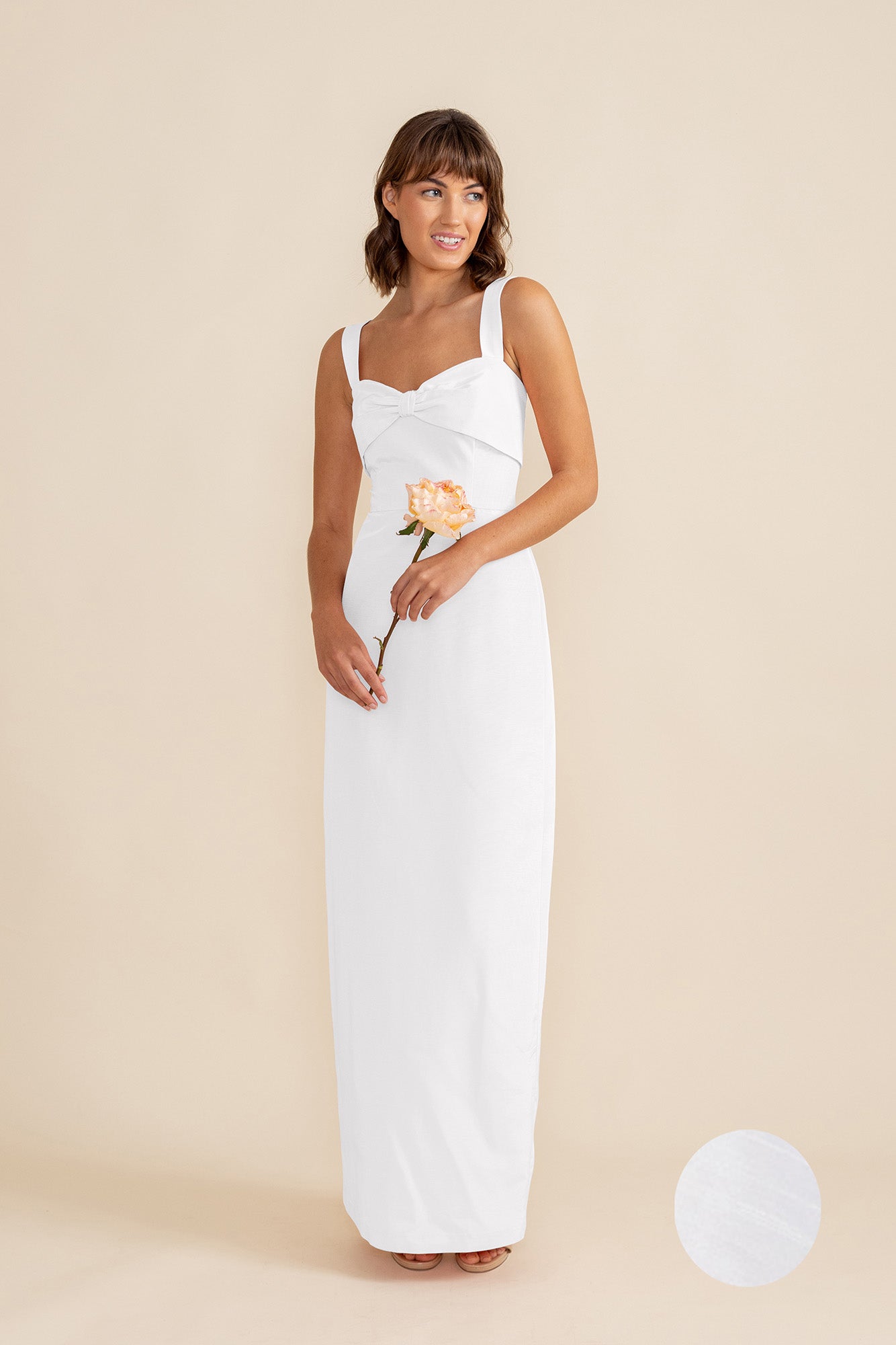 Grace Floor-Length Sweetheart Neckline Bridesmaid Dress